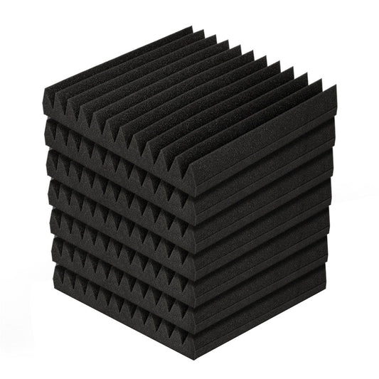 Alpha Acoustic Foam 40pcs 30x30x5cm Sound Absorption Proofing Panel Studio Wedge - ShopFrenzy