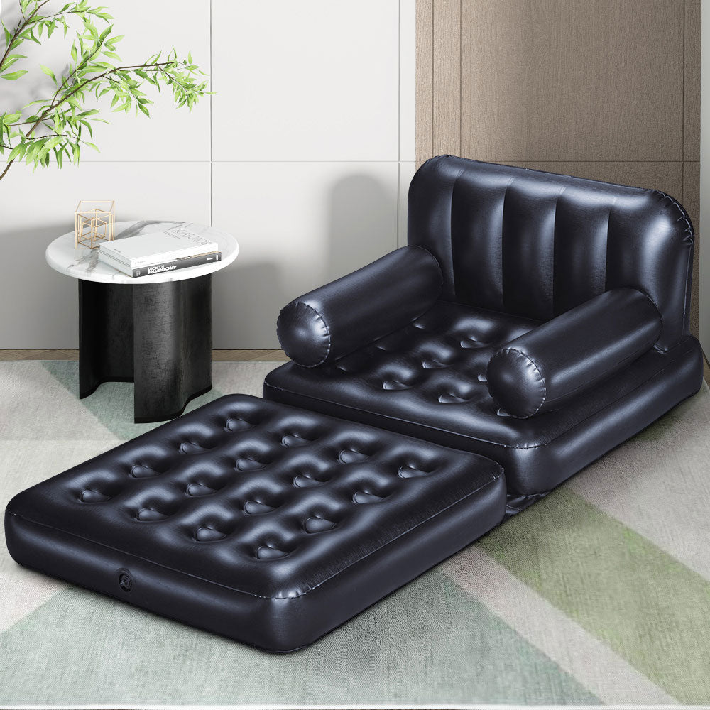 Bestway Inflatable Air Chair Seat Lounge Couch Lazy Sofa Blow Up Ottoman - ShopFrenzy