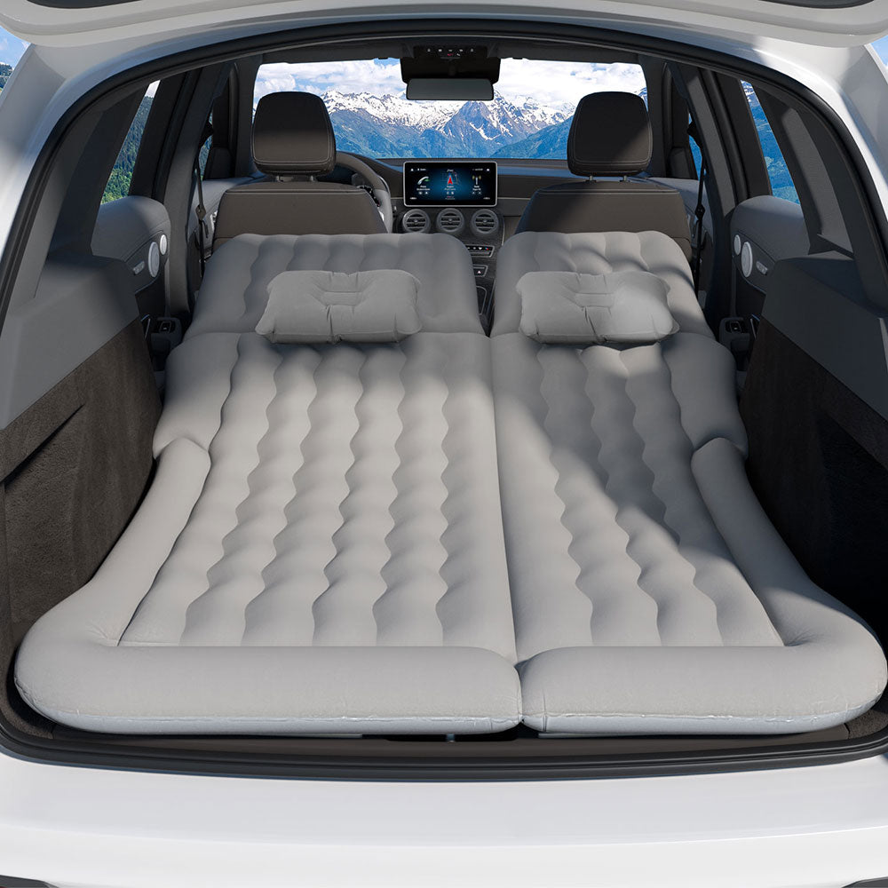 Weisshorn Car Mattress 175x130 Inflatable SUV Back Seat Camping Bed Grey - ShopFrenzy