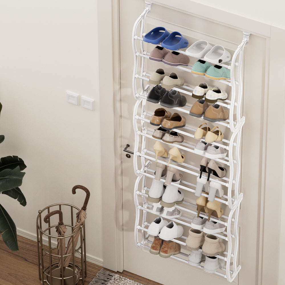 Artiss Shoe Rack Hanging Over Door Organiser 24 Pairs Eric - ShopFrenzy