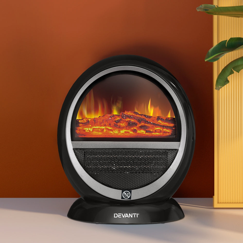 Devanti Electric Fireplace Fire Heaters 1500W - ShopFrenzy