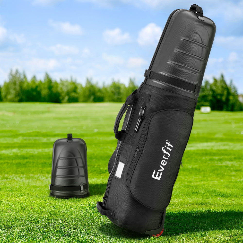 Everfit Golf Travel Bags for Airlines with Wheels Golf Clubs Hard Case Foldable - ShopFrenzy