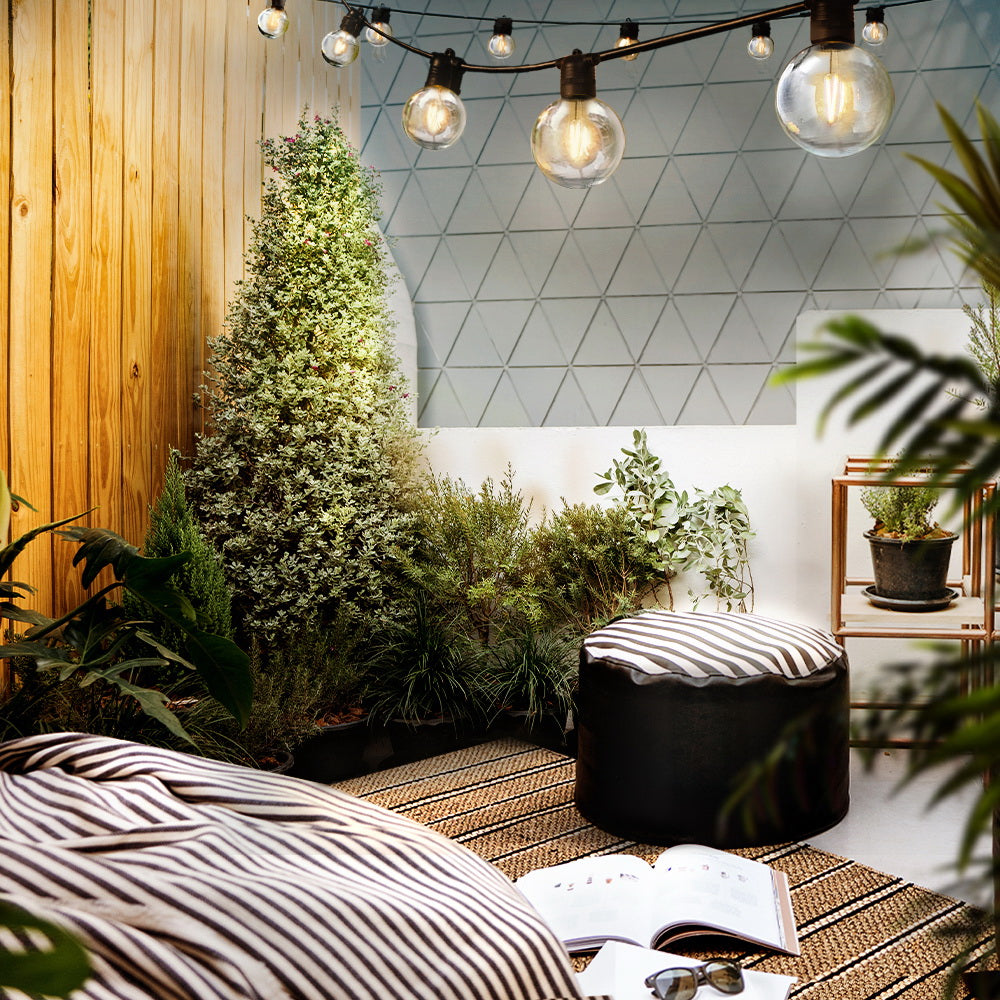 Jingle Jollys 23m LED Festoon String Lights 20 Bulbs Kits Wedding Party Christmas G80 - ShopFrenzy