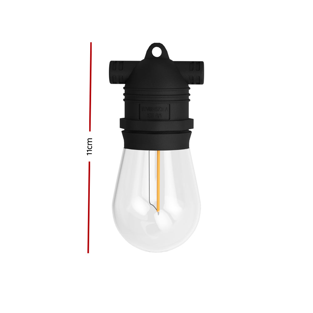 14m Festoon Lights Christmas Fairy String Lights Outdoor Party Garden Decor - ShopFrenzy