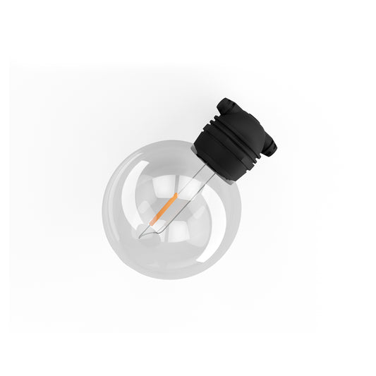 17m Solar Festoon Lights Outdoor LED String Light Wedding Christmas Party - ShopFrenzy