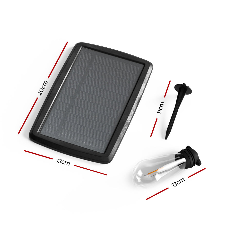 17m Solar Festoon Lights Outdoor LED String Light Christmas Party Decor - ShopFrenzy