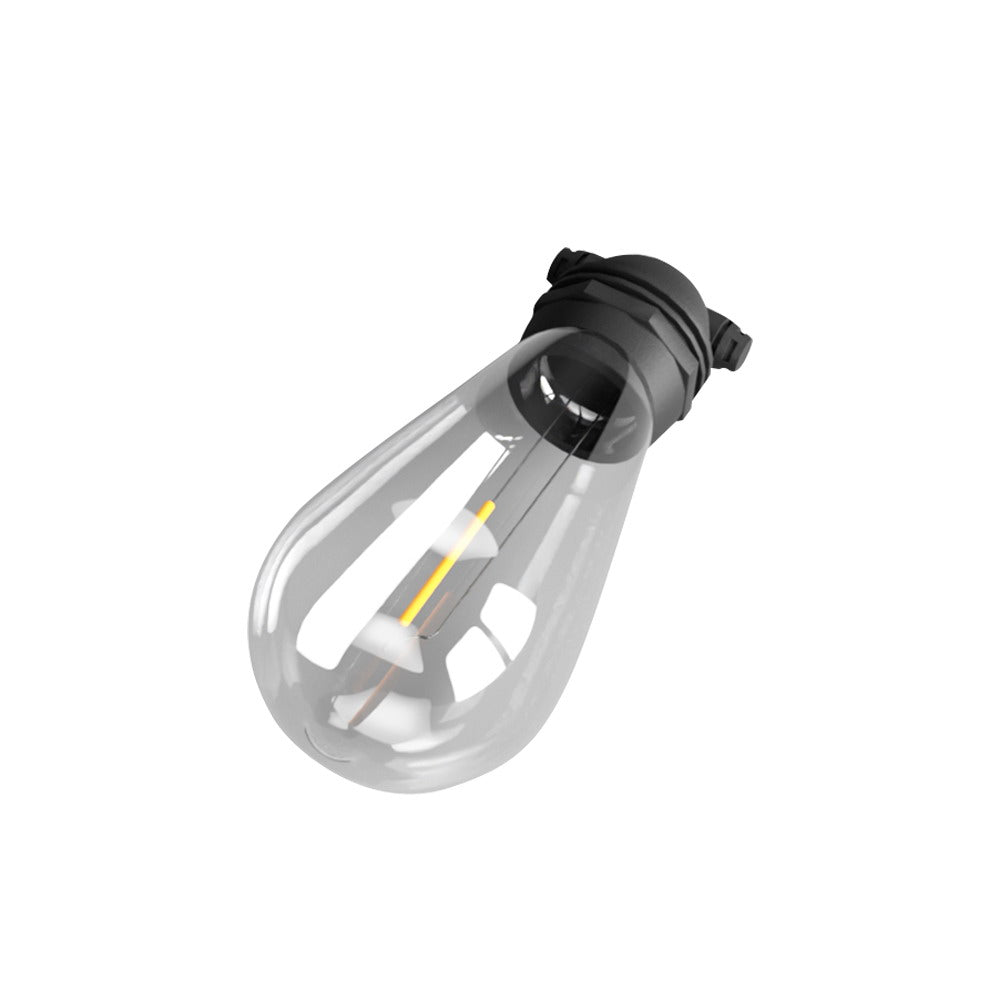 50m Solar Festoon Lights Outdoor LED String Light Xmas Party Decorations - ShopFrenzy