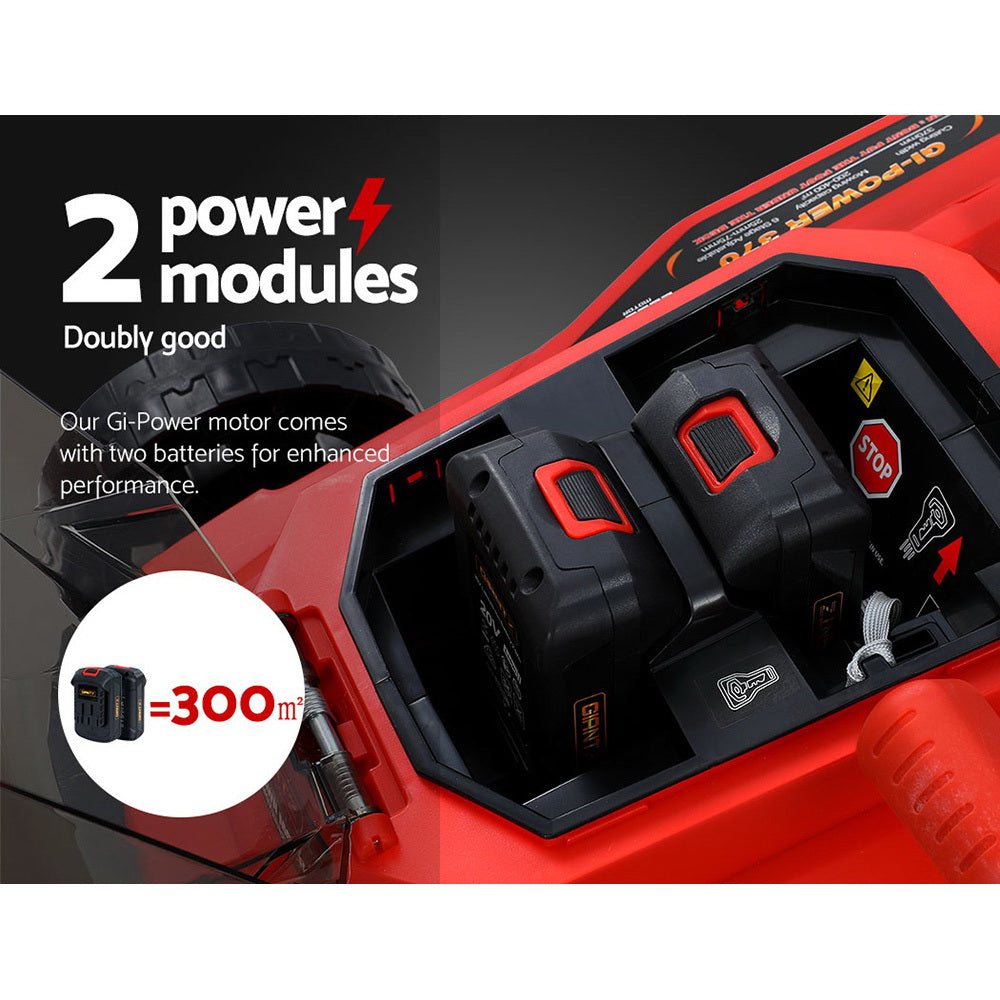 Giantz Lawn Mower 40V Battery Only Cordless 20V x2 Fits LI37 - ShopFrenzy
