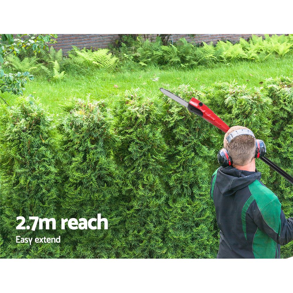 Giantz Chainsaw Cordless Pole Chain Saw 20V 8in Pruner 2.7m Long Reach Battery - ShopFrenzy