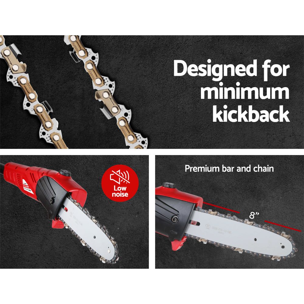 Giantz Chainsaw Cordless Pole Chain Saw 20V 8in Pruner 2.7m Long Reach Battery - ShopFrenzy
