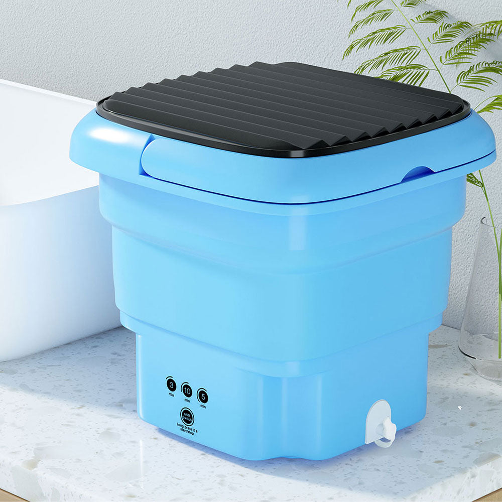 Devanti Portable Washing Machine 4.5L Blue - ShopFrenzy