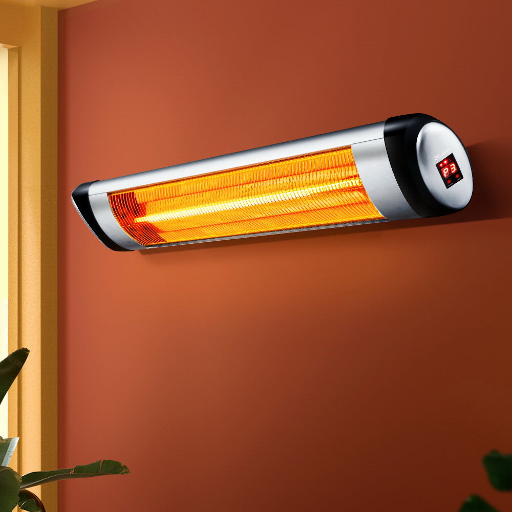 Devanti Electric Strip Heater Radiant Heaters 1500W - ShopFrenzy