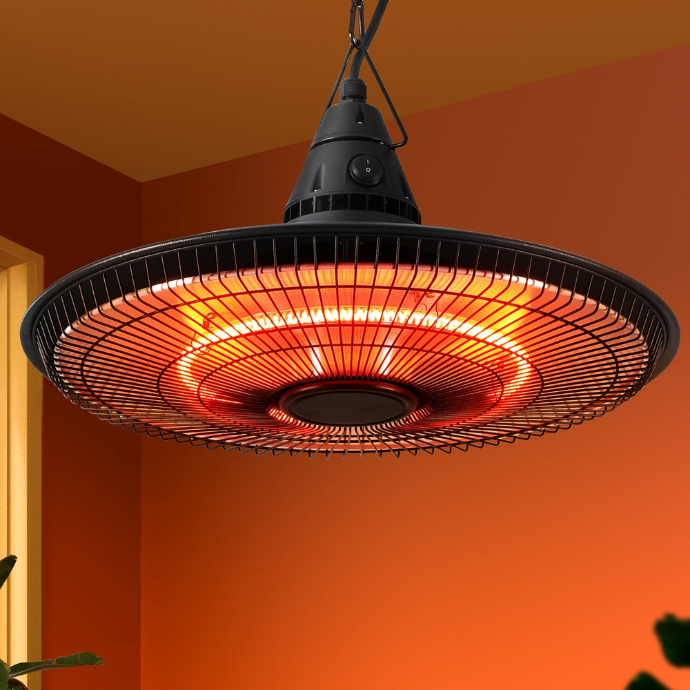 Devanti 1500W Hanging Electric Patio Heater - ShopFrenzy