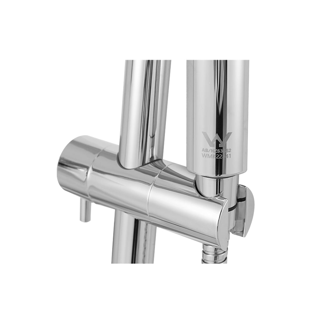 Handheld Shower Head Wall Holder 4.7'' High Pressure Adjustable 3 Modes Chrome - ShopFrenzy