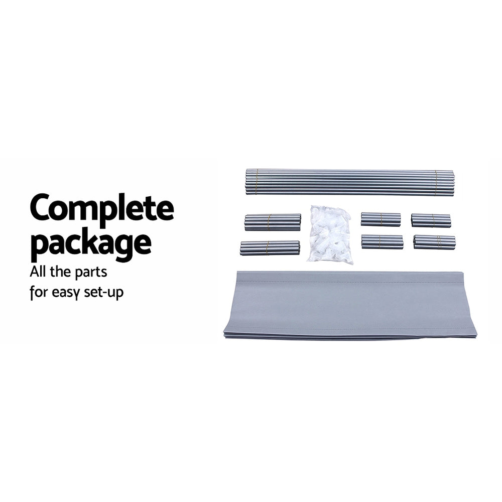 Artiss Shoe Rack Cabinet Stackable 10-Tier Grey - ShopFrenzy