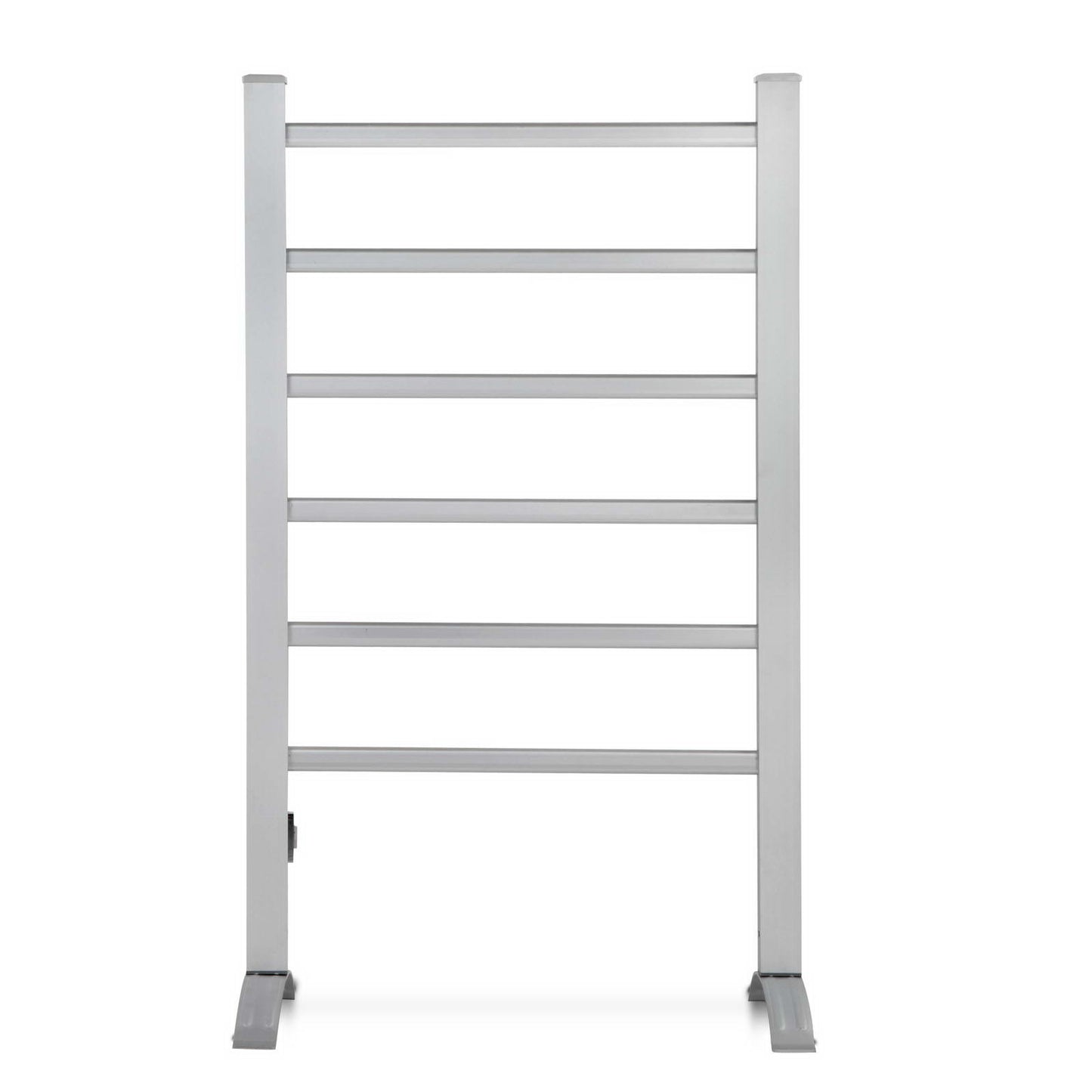 Devanti Electric Heated Towel Rail Rack 6 Bars Freestanding Clothes Dry Warmer - ShopFrenzy