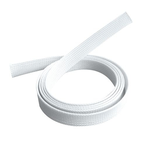 BRATECK Braided Cable Sock 40mm/1.6' Width Material Polyester Dimensions1000x40mm -- White - ShopFrenzy