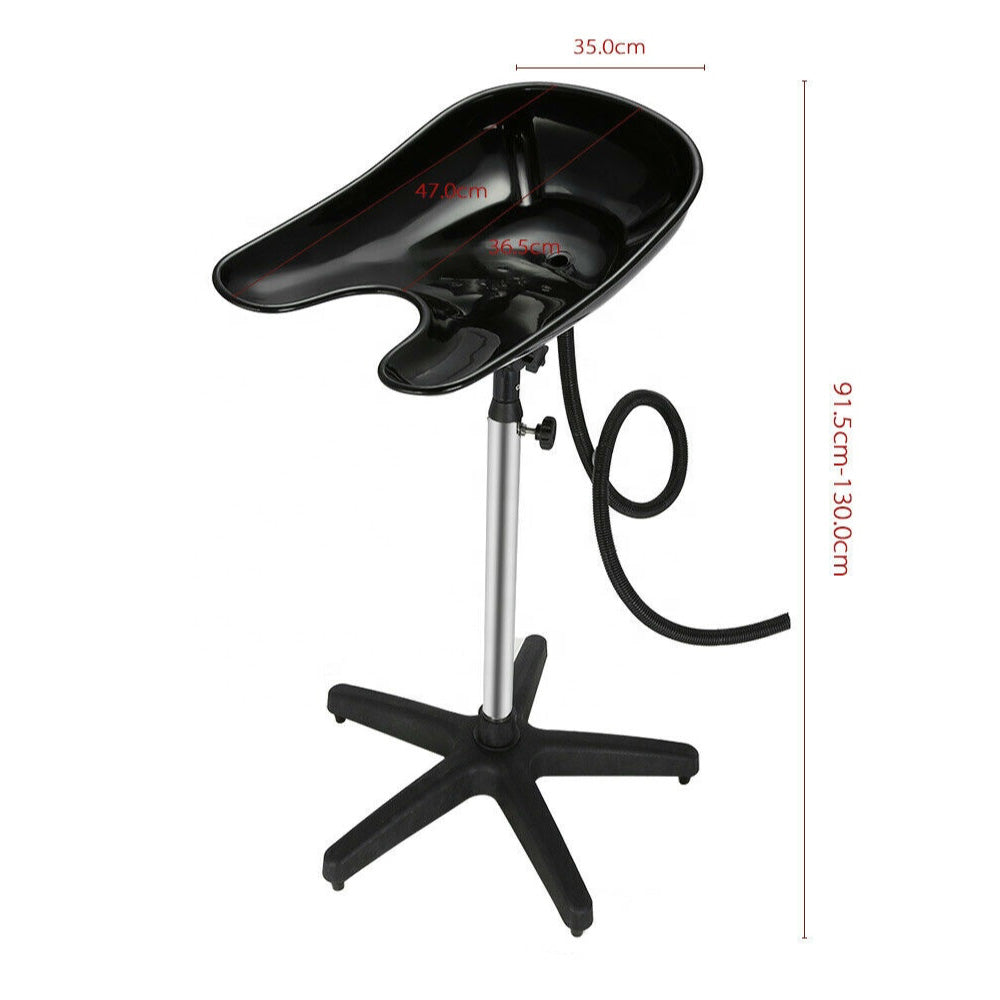 Portable Hairdressing Salon Basin Hair Washing Sink Shampoo Wash Standing Bowl - ShopFrenzy