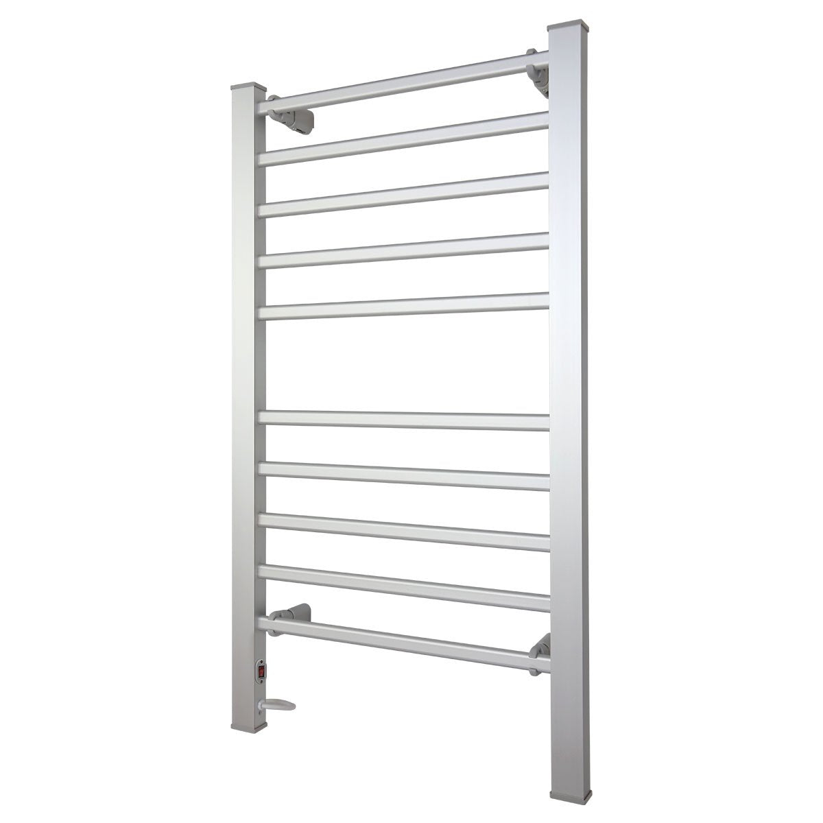 Pronti Heated Towel Rack Electric Bathroom Towel Rails Warmer Ev-160- Silver - ShopFrenzy