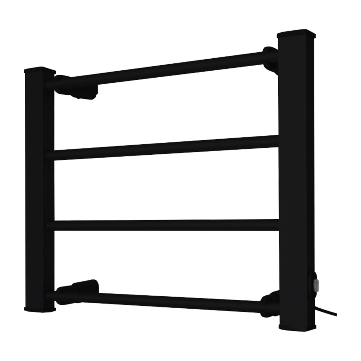 Pronti Heated Towel Rack Electric Bathroom Towel Rails Warmer Ev-60 -black - ShopFrenzy