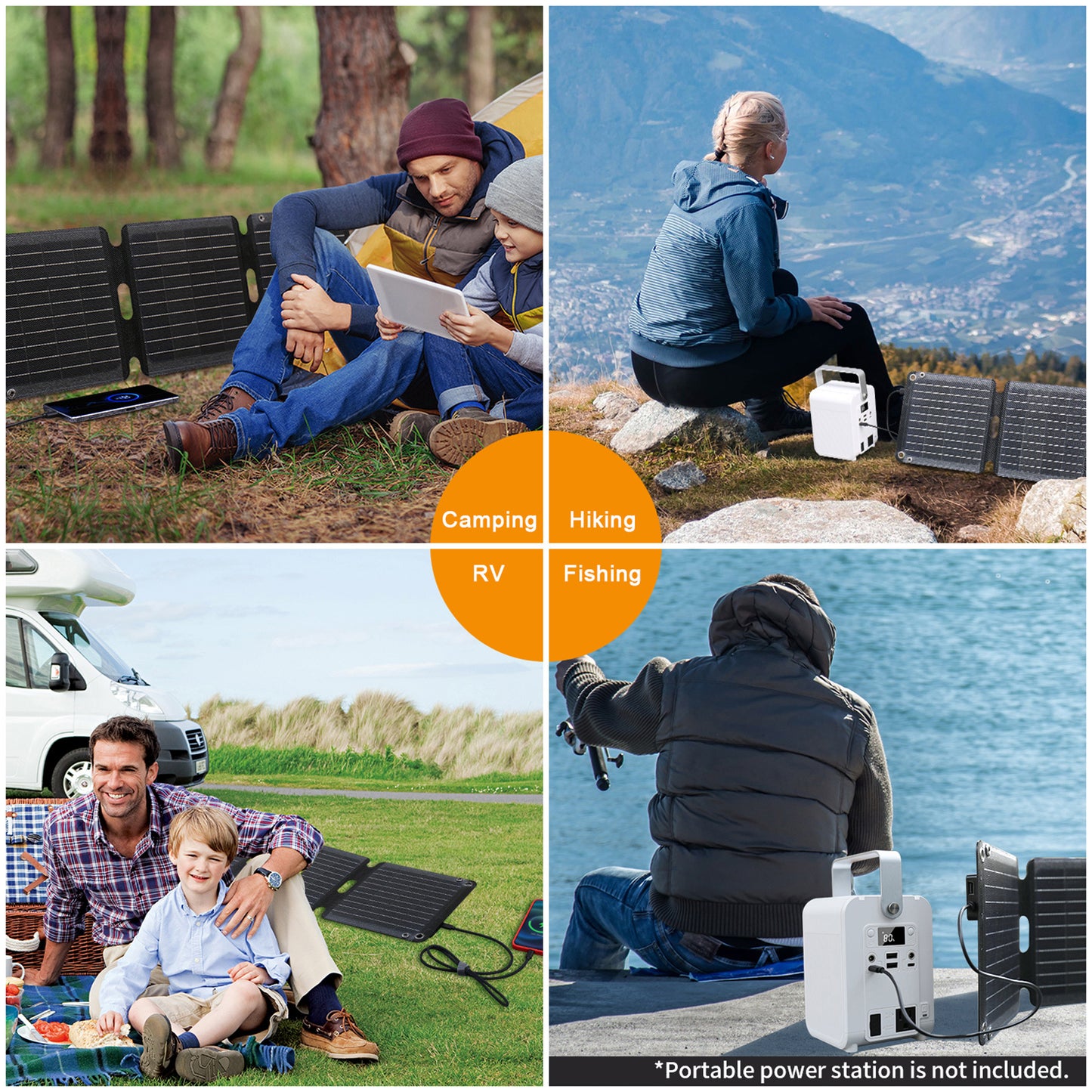 21W Solar Panel Portable Charger JumpsPower Power Generator Foldable - ShopFrenzy