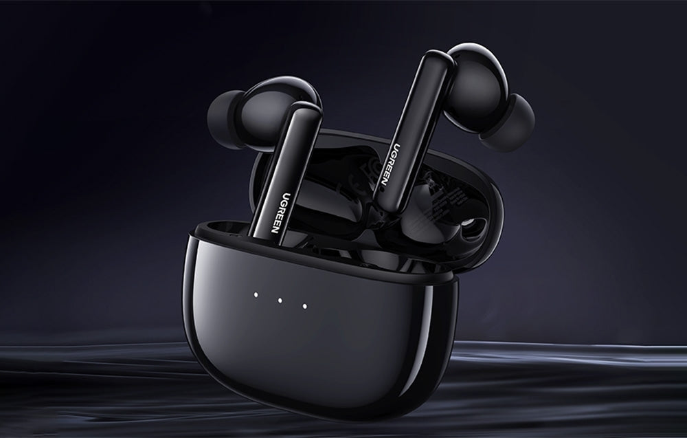 UGREEN 90401 HiTune T3 Active Noise-Cancelling Wireless Earbuds (Black) - ShopFrenzy