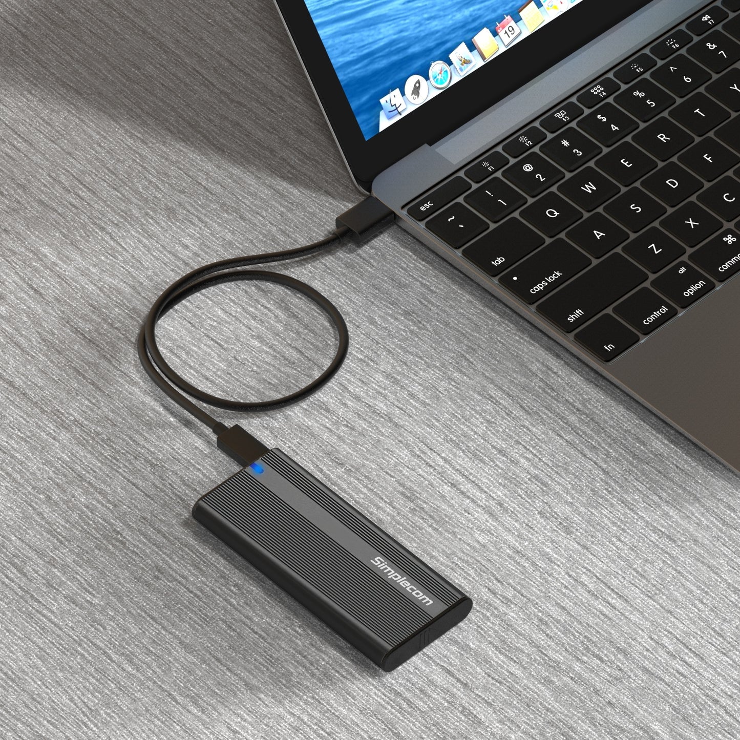 Simplecom SE505 NVMe M.2 SSD to USB-C Enclosure USB 3.2 Gen 2 10Gbps - ShopFrenzy