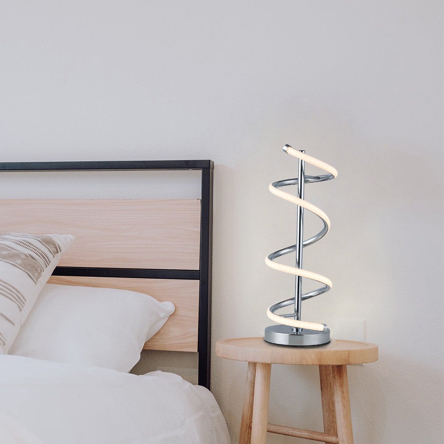Cirrhi LED Table Lamp - Chrome - ShopFrenzy