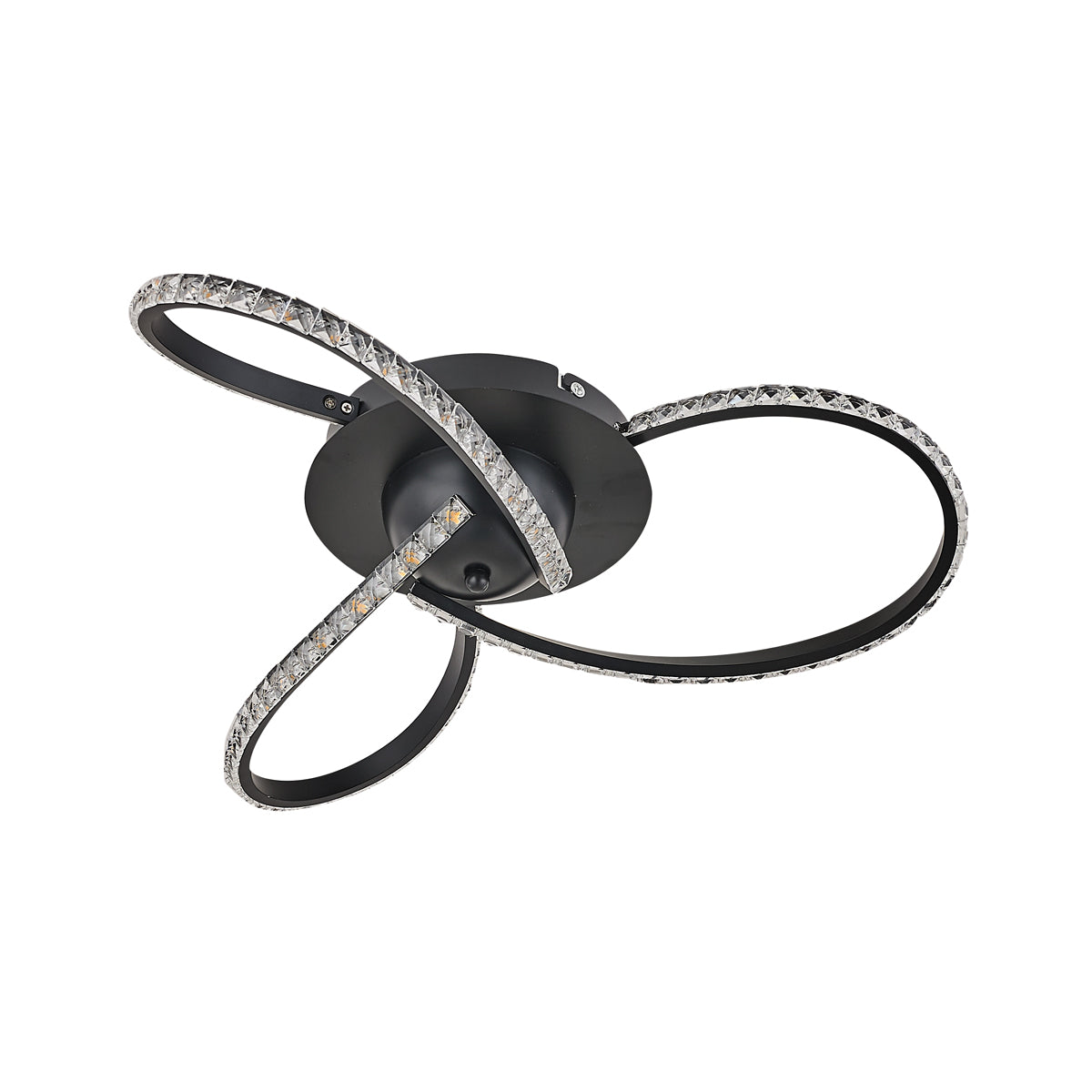 Irie Dimmable 3 Lights LED Ceiling Light - Black - ShopFrenzy