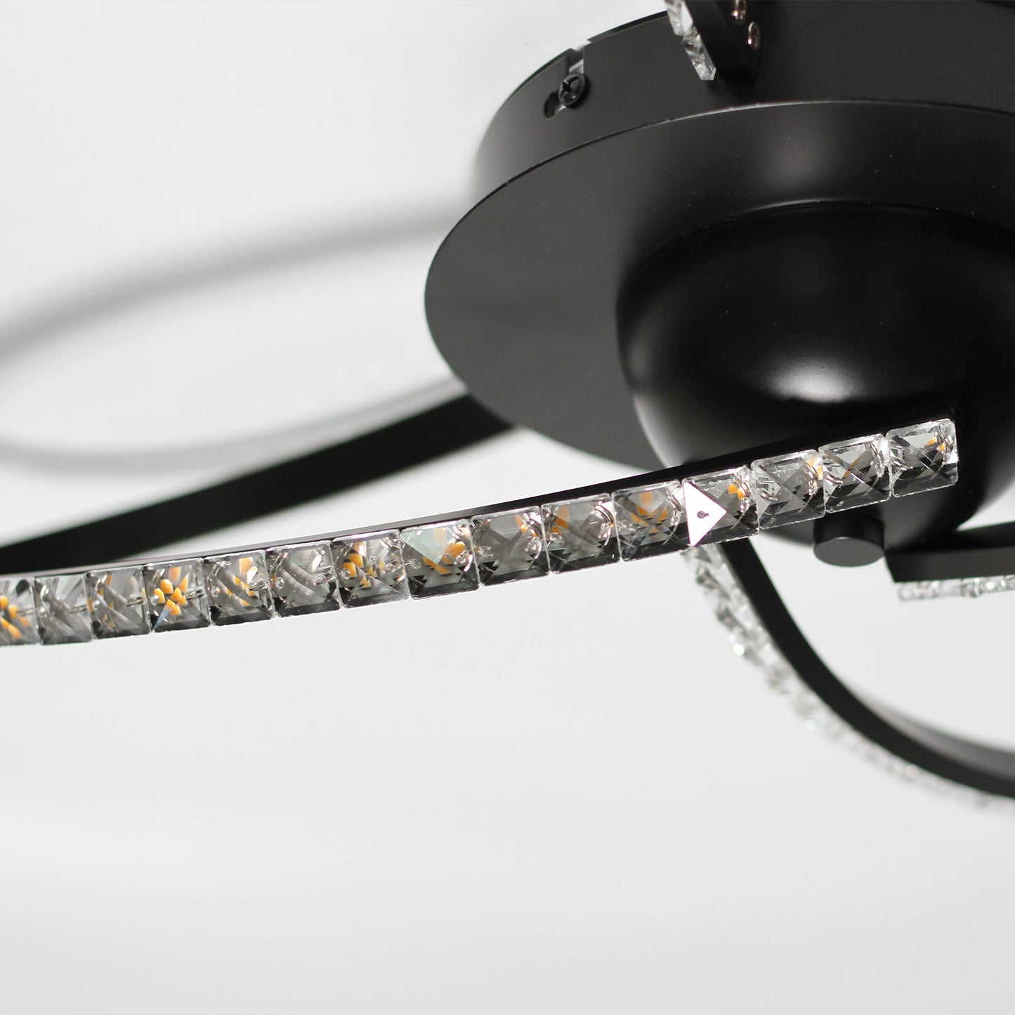 Irie Dimmable 3 Lights LED Ceiling Light - Black - ShopFrenzy