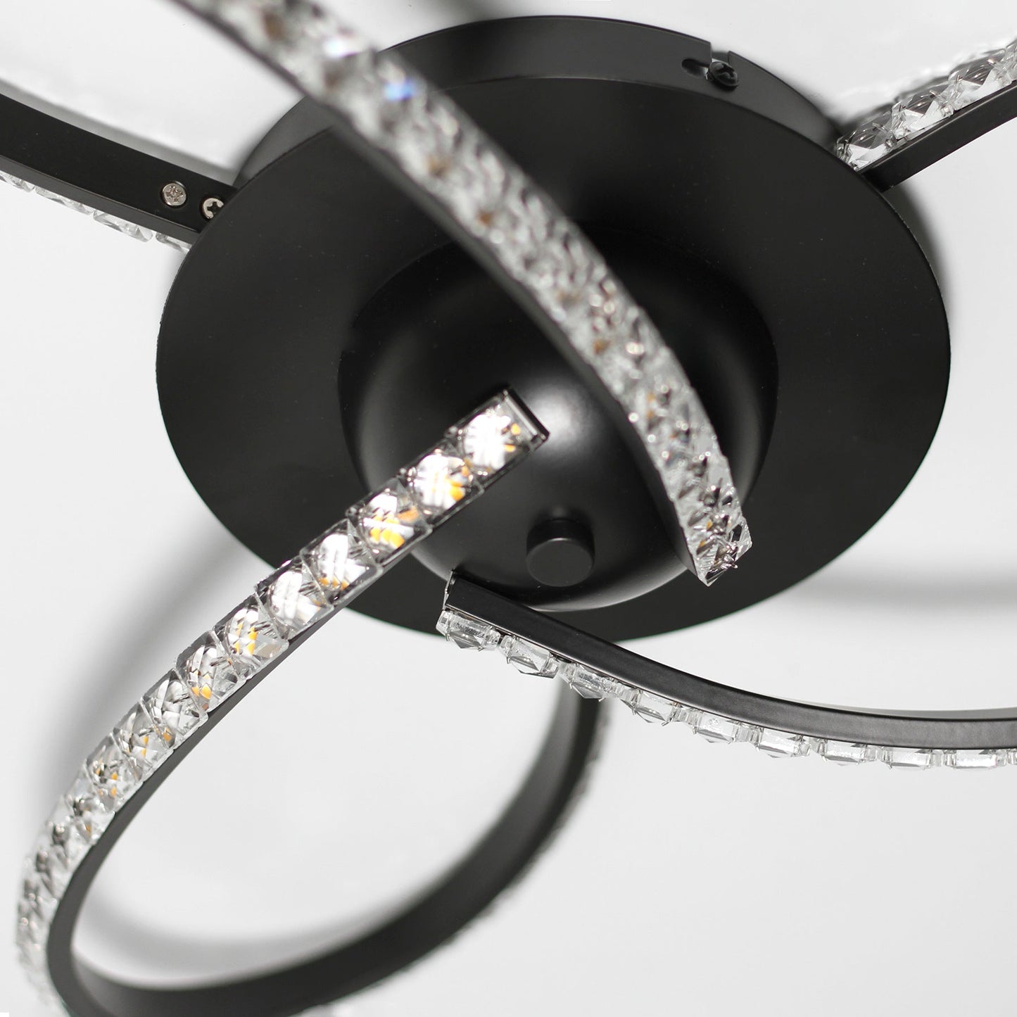 Irie Dimmable 3 Lights LED Ceiling Light - Black - ShopFrenzy