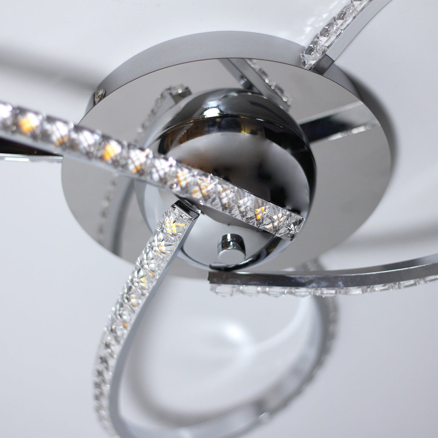 Irie Dimmable 3 Lights LED Ceiling Light - Chrome - ShopFrenzy