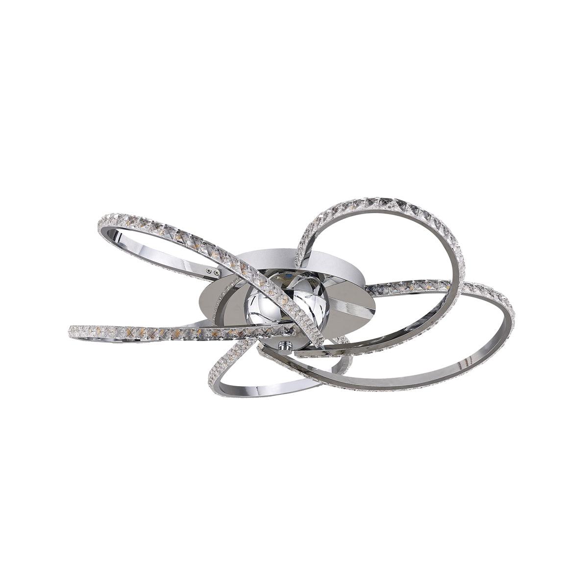 Irie Dimmable 5 Lights LED Ceiling Light - Chrome - ShopFrenzy