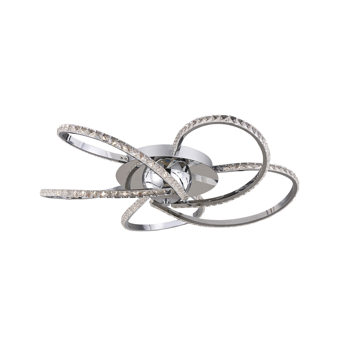 Irie Dimmable 5 Lights LED Ceiling Light - Chrome - ShopFrenzy