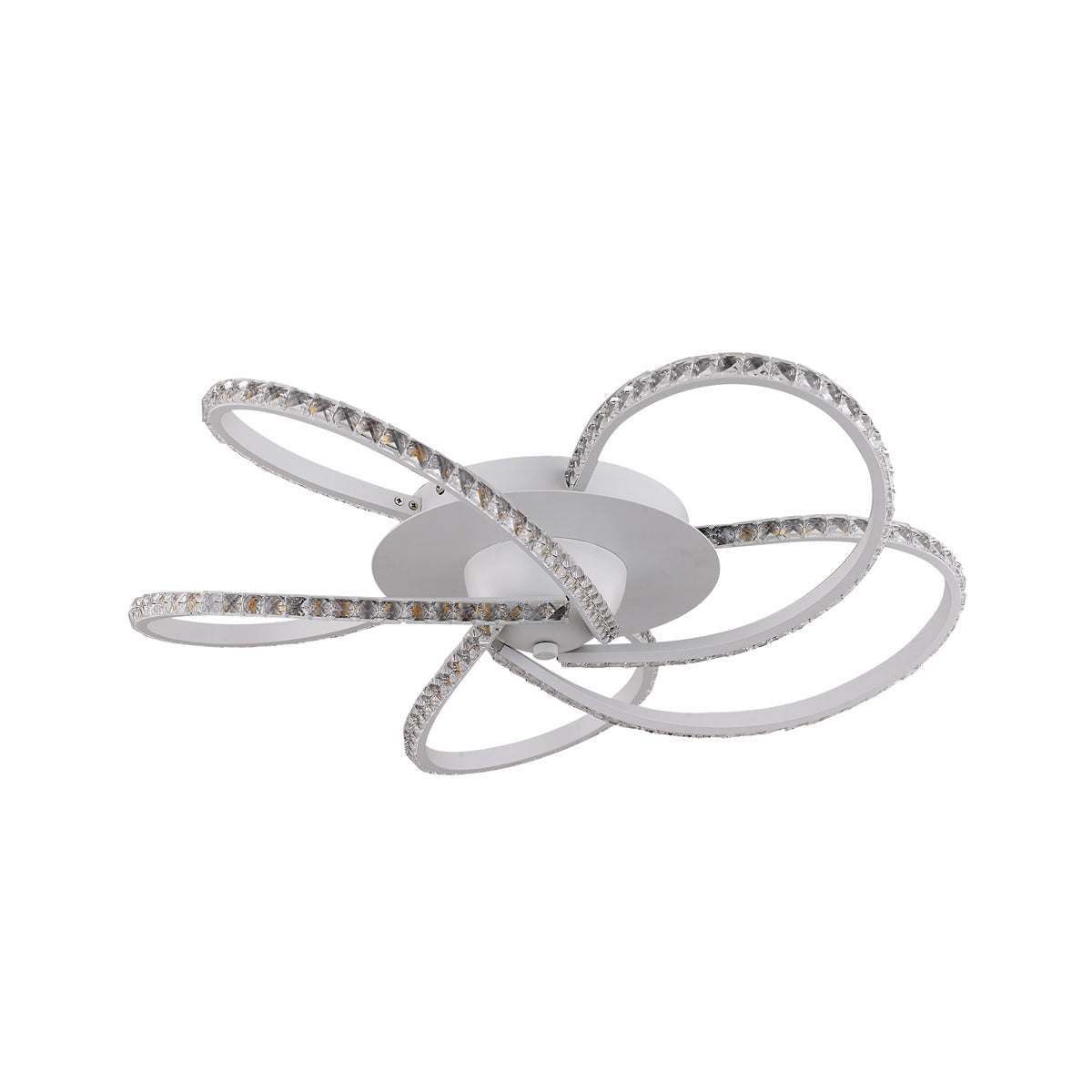 Irie Dimmable 5 Lights LED Ceiling Light - White - ShopFrenzy