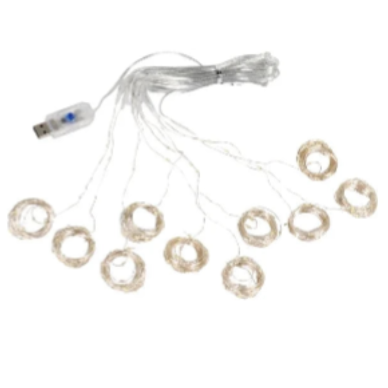 Christmas Lights Curtain Garland - ShopFrenzy