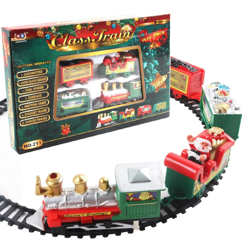 Realistic Christmas Electric Train Set - ShopFrenzy