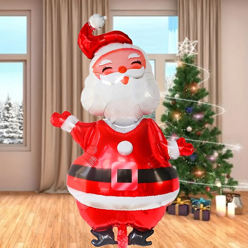 Large Santa Claus Aluminum Foil Balloon - ShopFrenzy