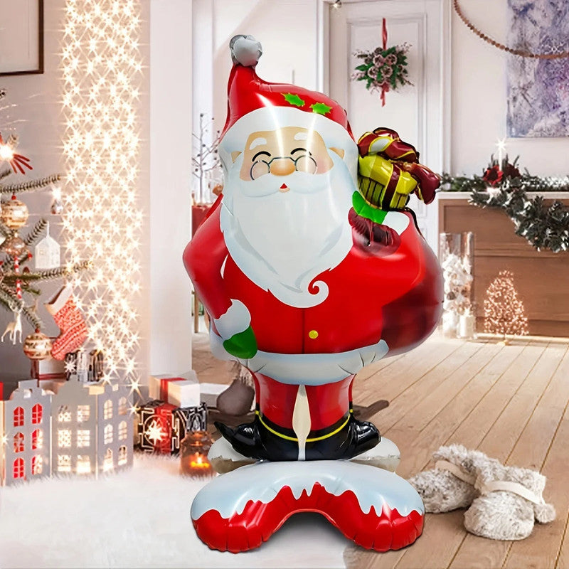 Extra Large Standing Santa Claus Foil Balloon - ShopFrenzy