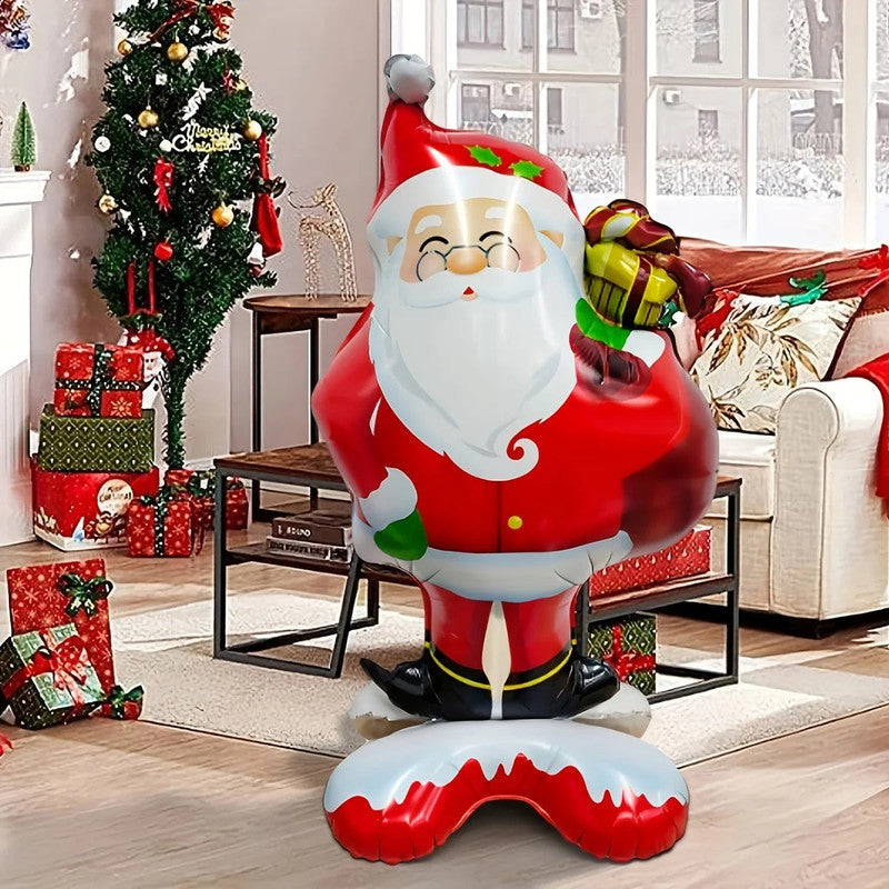 Extra Large Standing Santa Claus Foil Balloon - ShopFrenzy