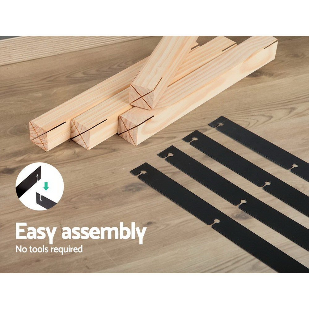 Artiss Wine Rack 12 Bottle - ShopFrenzy