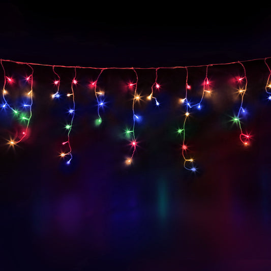32M Christmas Lights Icicle Light 960 LED Multi-coloured Jingle Jollys - ShopFrenzy