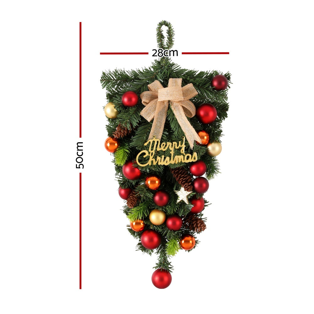 Jingle Jollys Hanging Christmas Garland 50CM Ornaments Party Decorations - ShopFrenzy