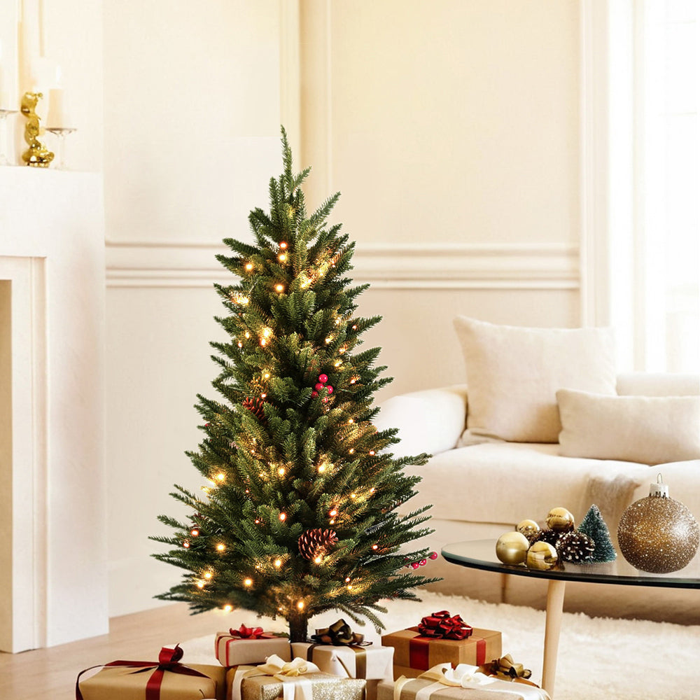 Jingle Jollys Mini Christmas Tree 90cm LED Xmas Tree Party Decorations - ShopFrenzy