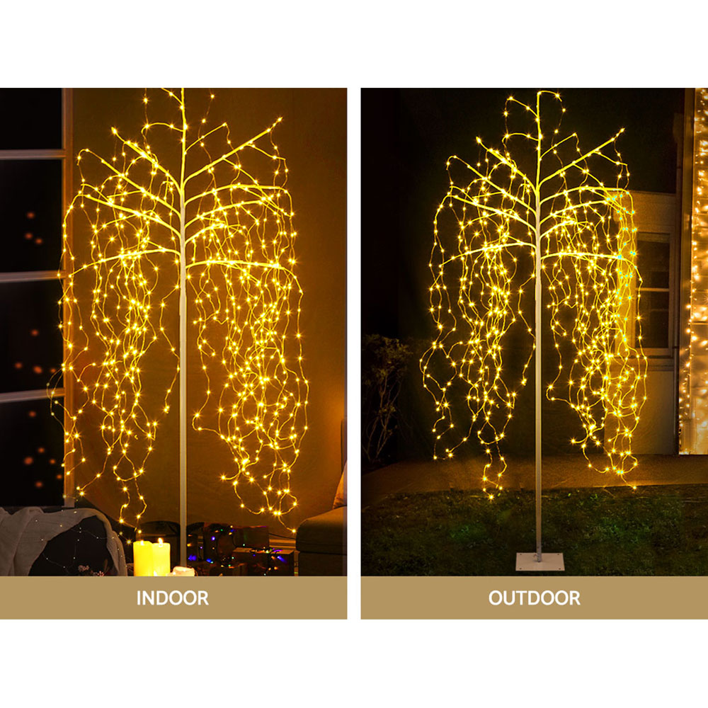 2.1M Christmas Tree 600 LED Solar Jingle Jollys - ShopFrenzy