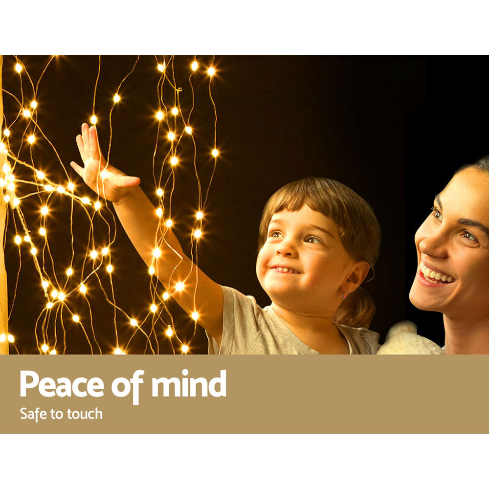 2.1M Christmas Tree 600 LED Solar Jingle Jollys - ShopFrenzy