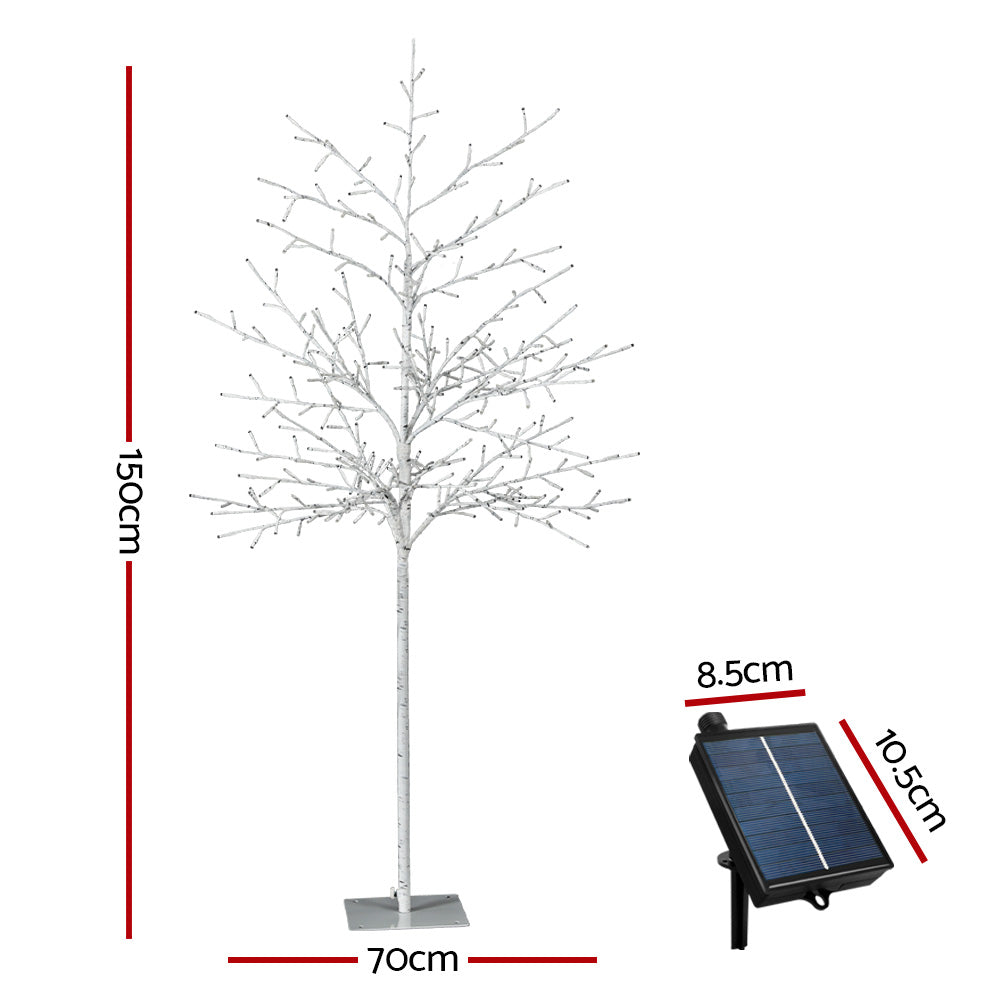 1.5M Christmas Tree 304 LED Solar Jingle Jollys - ShopFrenzy