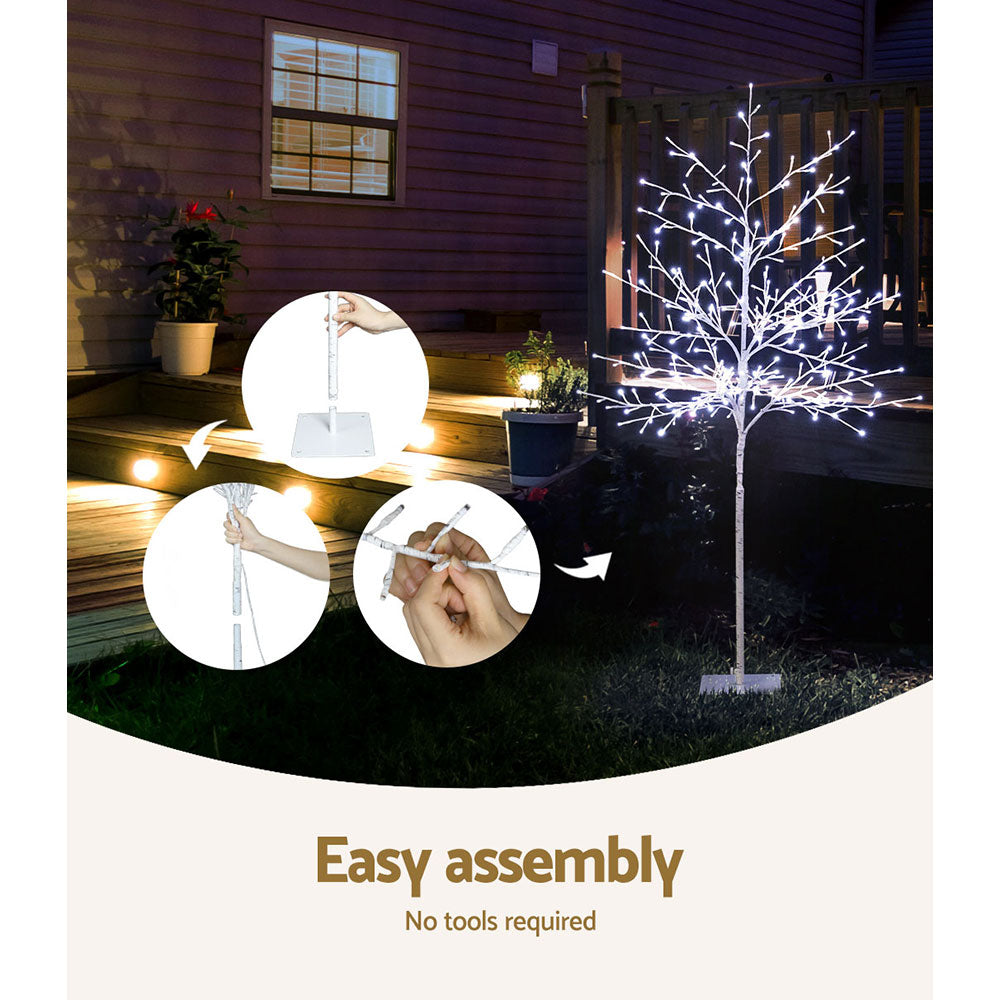 1.5M Christmas Tree 304 LED Solar Jingle Jollys - ShopFrenzy