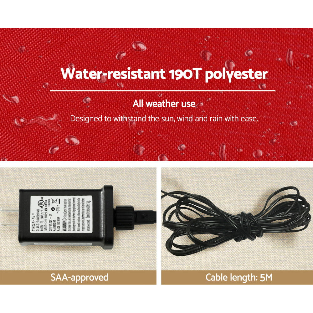 Jingle Jollys Christmas Inflatable Archwary Nutcracker 3M Illuminated Decorations - ShopFrenzy