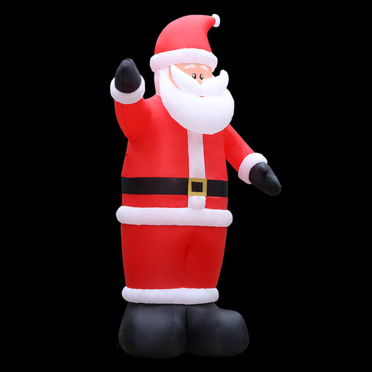 Jingle Jollys Christmas Inflatable Santa 5M Illuminated Decorations - ShopFrenzy
